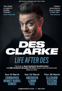 Desk Clarke - Life After Des - Tour Poster